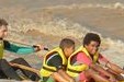 Surf du mascaret sur la Dordogne à St-Pardon (Gironde)_F. Ehrhardt - EPIDOR